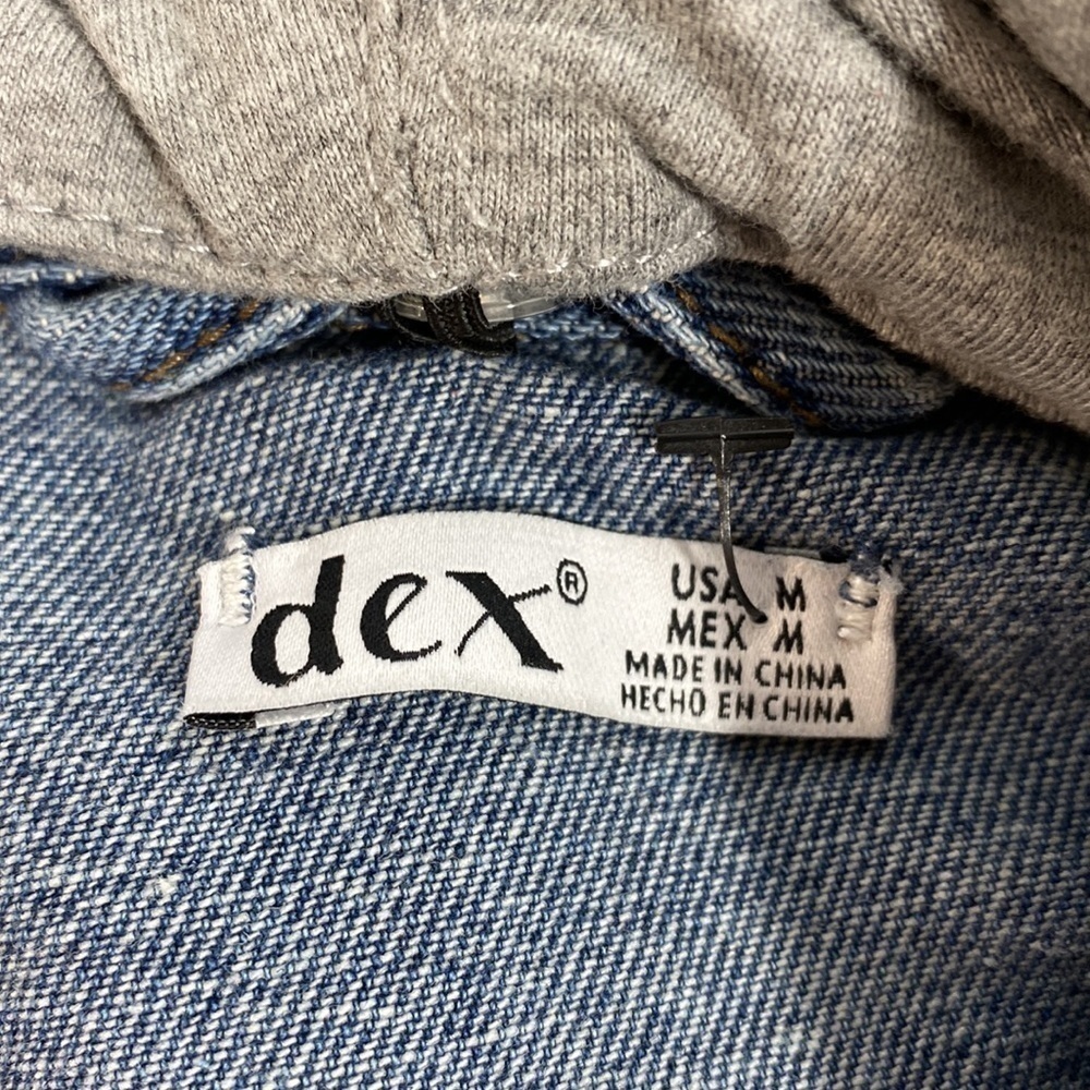 Dex distressed jeans jacket with removable hood​​​​​​​​​​​​​​​​ - Picture 8 of 11